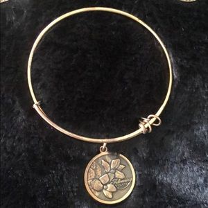 Alex And Ani - birth month flower - Feb Violet